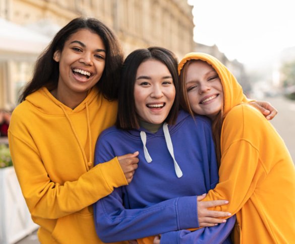 So Excited friends celebrate friendship day