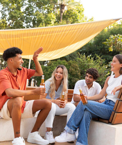 Group of friends enjoying and laughter during Friendship day